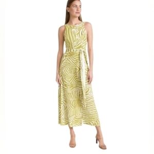 IPEKYOL Sleeveless Animal Print Maxi Dress Size 6